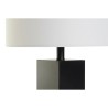 Lampe de bureau DKD Home Decor Noir Doré Métal Blanc 220 V 36 x 36 x 60 cm 50 W