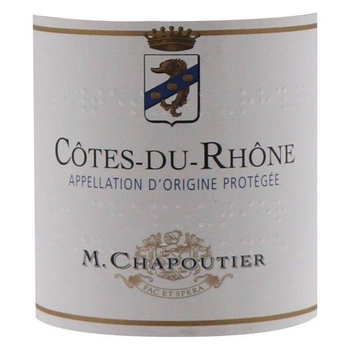 M. Chapoutier 2020 Côtes-du-Rhône - Vin rouge de la Vallée du Rhôn
