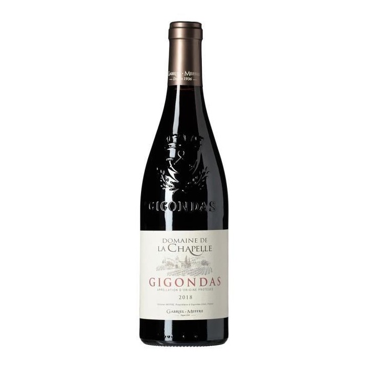 Domaine de la Chapelle 2018 Gigondas -Vin rouge de la Vallée du Rhôn