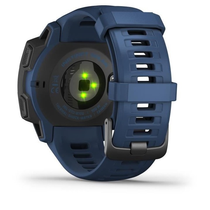 GARMIN Instinct Solar Montre connectée, Tidal Blue