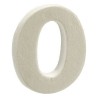 Numéro Blanc polystyrène 2 x 15 x 10 cm (12 Unités)