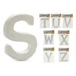 Lettres STUVWXYZ Blanc polystyrène 2 x 23 x 17 cm (8 Unités)