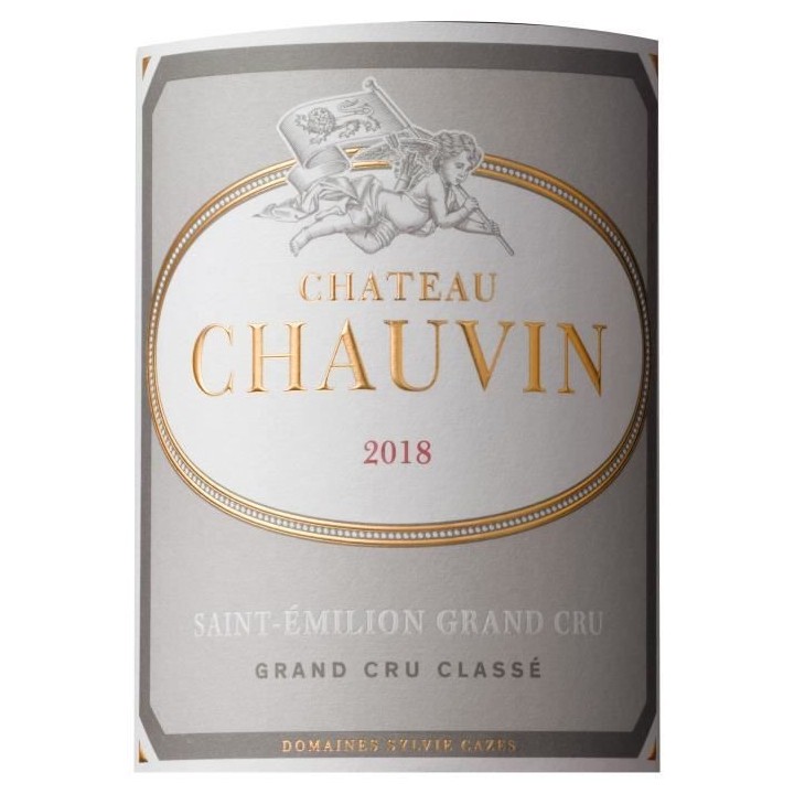 Château Chauvin 2018 Saint-Emilion Grand Cru - Vin rouge de Bordeaux