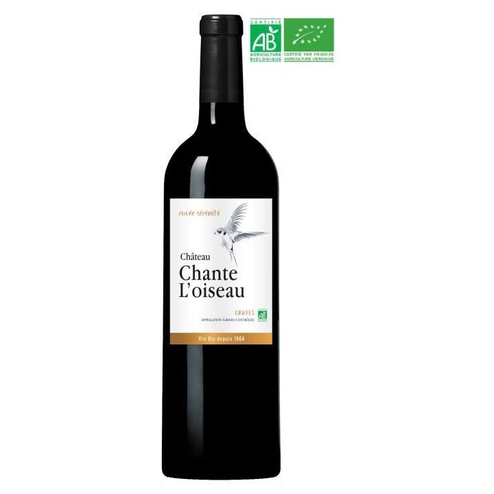 Château Chante l'Oiseau Cuvée Sérénité 2019 Graves - Vin rouge Bi
