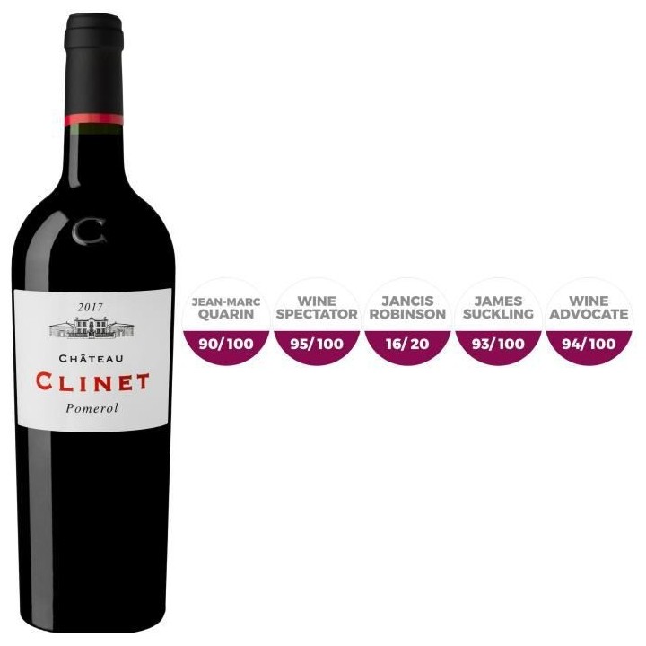 Château Clinet 2017 Pomerol - Vin rouge de Bordeaux