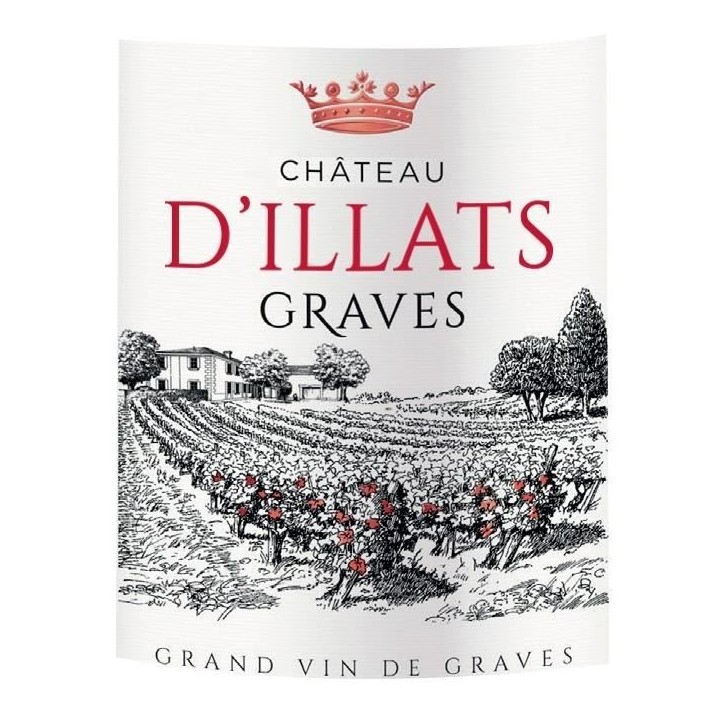 Château d'Illats 2019 Graves - Vin rouge de Bordeaux