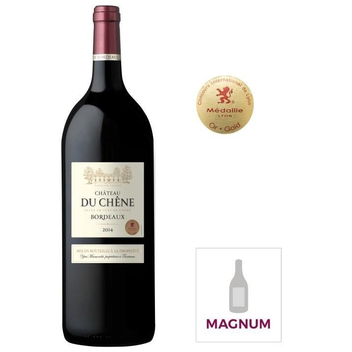 Magnum Château du Chene 2014 Bordeaux - Vin rouge de Bordeaux