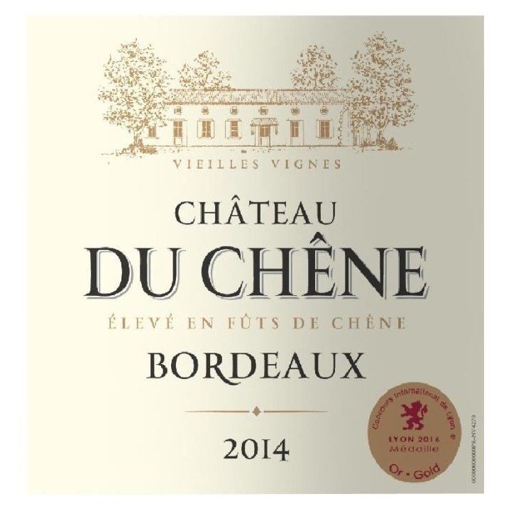 Magnum Château du Chene 2014 Bordeaux - Vin rouge de Bordeaux