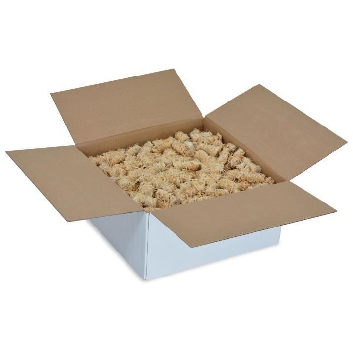 5 Kgs Allume-feu CHEMINETT en laine de bois certifié FSC et cire 100%