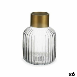 Vase Rayures Transparent...