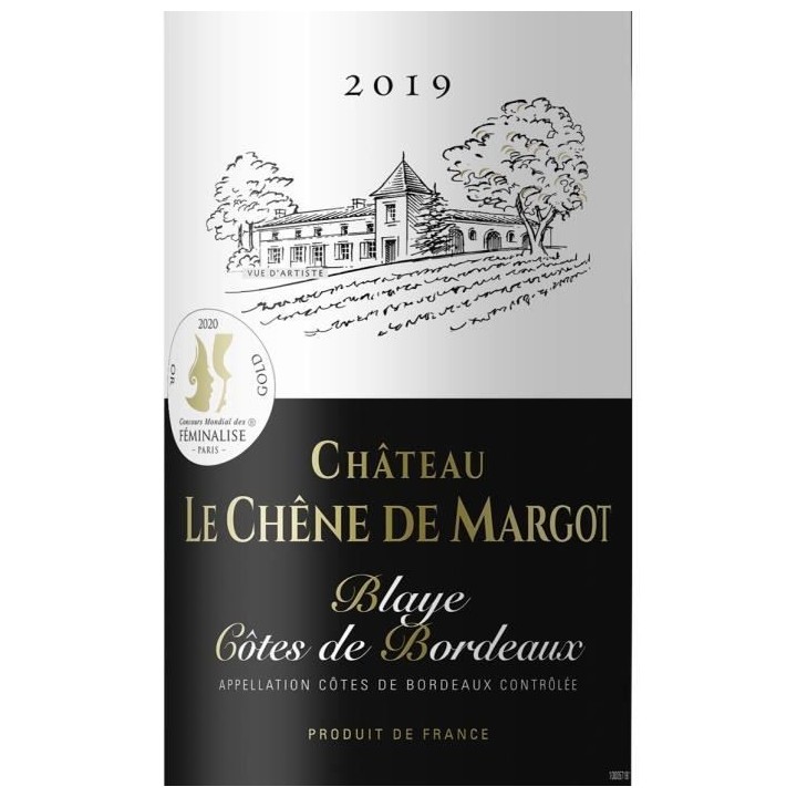 Château Chene Margot 2019 Côtes de Bordeaux - Vin rouge de Bordeaux