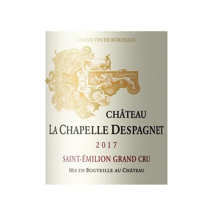Château La Chapelle d'espagnet 2017 Saint-Emilion Grand Cru - Vin rou