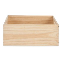 Boîte Décorative Bois de pin 31 x 14 x 36 cm (4 Unités)