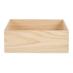 Boîte Décorative Bois de pin 35 x 14 x 40 cm (4 Unités)