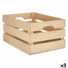 Boîte Décorative Bois de pin 26 x 18,3 x 36 cm (3 Unités)