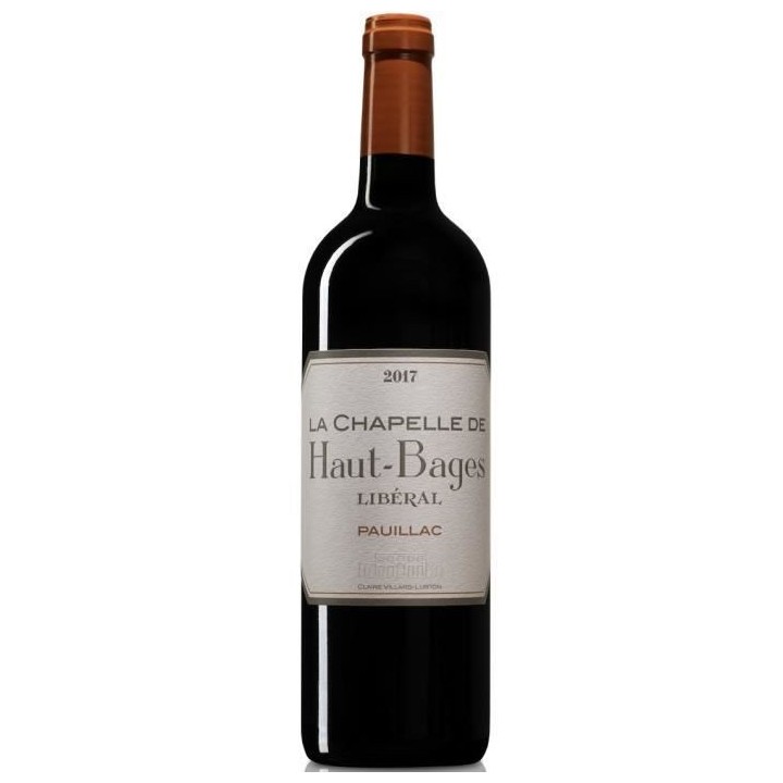 La Chapelle Haut-Bages Libéral 2017 Pauillac - Vin rouge de Bordeaux