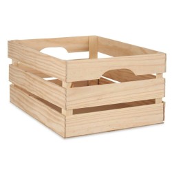 Boîte Décorative Bois de pin 31 x 20,2 x 41 cm (3 Unités)