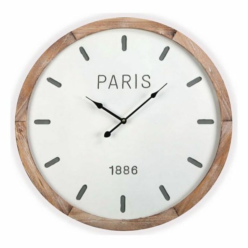 Horloge Murale Versa 21110010 Blanc Bois (Reconditionné C)