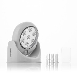 Lampe LED avec Capteur de Mouvement Lumact 360º InnovaGoods Gris (Reconditionné D)