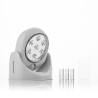 Lampe LED avec Capteur de Mouvement Lumact 360º InnovaGoods Gris (Reconditionné D)