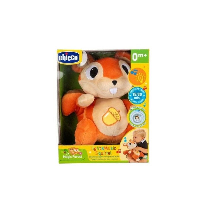 Ecureuil lumiere et sons