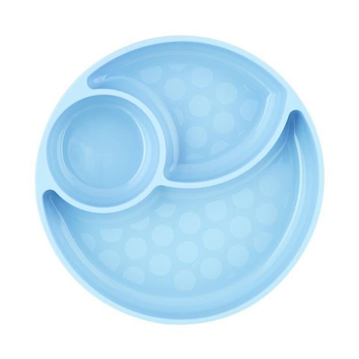 Chicco Take Eat Easy Plat a Compartiments avec Ventouse +12m Bleu
