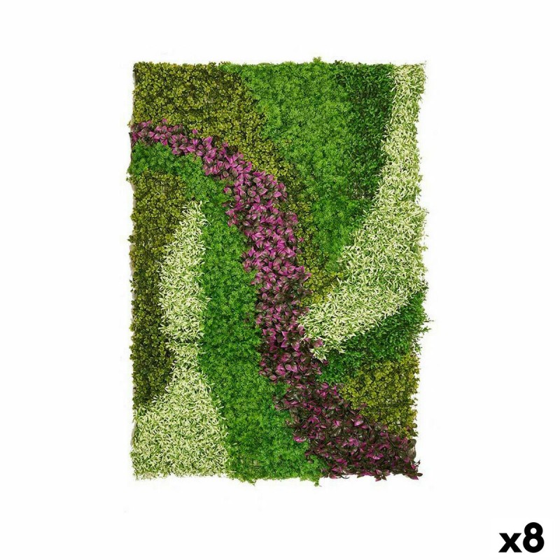 Kit de jardin vertical Fleurs Campagne Multicouleur Plastique 100 x 5 x 150 cm (8 Unités)