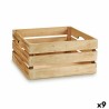 Boîte Décorative Marron Bois 40,5 x 20 x 30,5 cm (9 Unités)