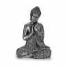 Figurine Décorative Buda Assis Argenté 22 x 33 x 18 cm (4 Unités)