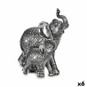 Figurine Décorative Eléphant Argenté 21,5 x 20,5 x 11 cm (6 Unités)