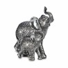 Figurine Décorative Eléphant Argenté 21,5 x 20,5 x 11 cm (6 Unités)