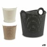 Panier à linge Rond Plastique 40 L 38,5 x 37,5 x 40,5 cm (18 Unités)