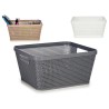 Panier Multi-usages Plastique 5 L 29,5 x 13 x 23 cm (18 Unités)