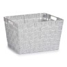 Panier à linge Blanc Tissu 10 L 25 x 20 x 35 cm (12 Unités)