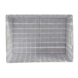 Panier à linge Blanc Tissu 10 L 25 x 20 x 35 cm (12 Unités)