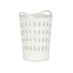 Panier à linge Blanc Plastique 50 L 44 x 56 x 41 cm (12 Unités)