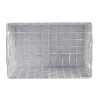 Panier Multi-usages Blanc Tissu 30,4 x 14 x 20 cm (18 Unités)