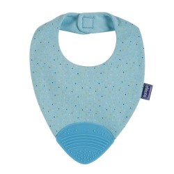 Chicco Gummy Bib Bavoir de Dentition +2m Bleu