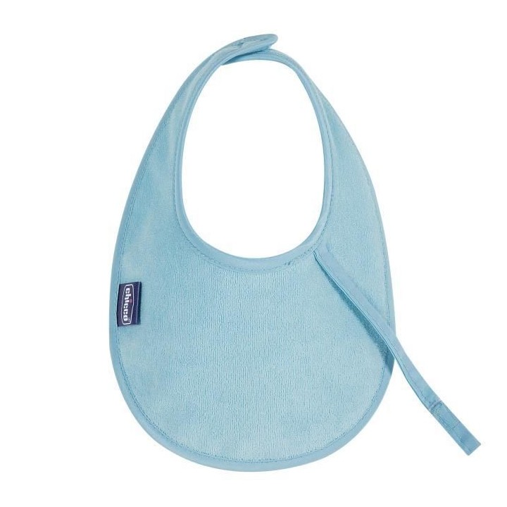Chicco Fresh Bib Bavoir de Dentition +4m Bleu