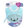 Chicco Fresh Bib Bavoir de Dentition +4m Bleu