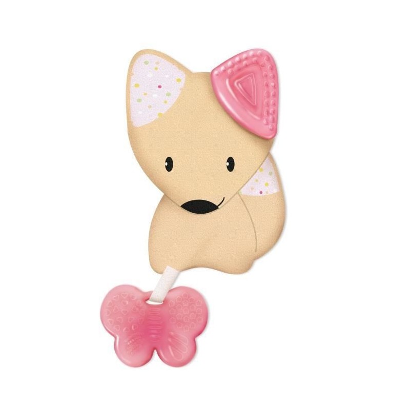 Chicco Fresh Friends Doudou de Dentition +4m Rose