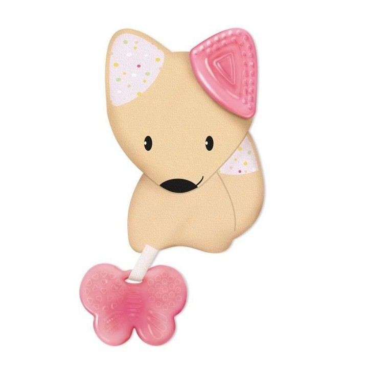 Chicco Fresh Friends Doudou de Dentition +4m Rose