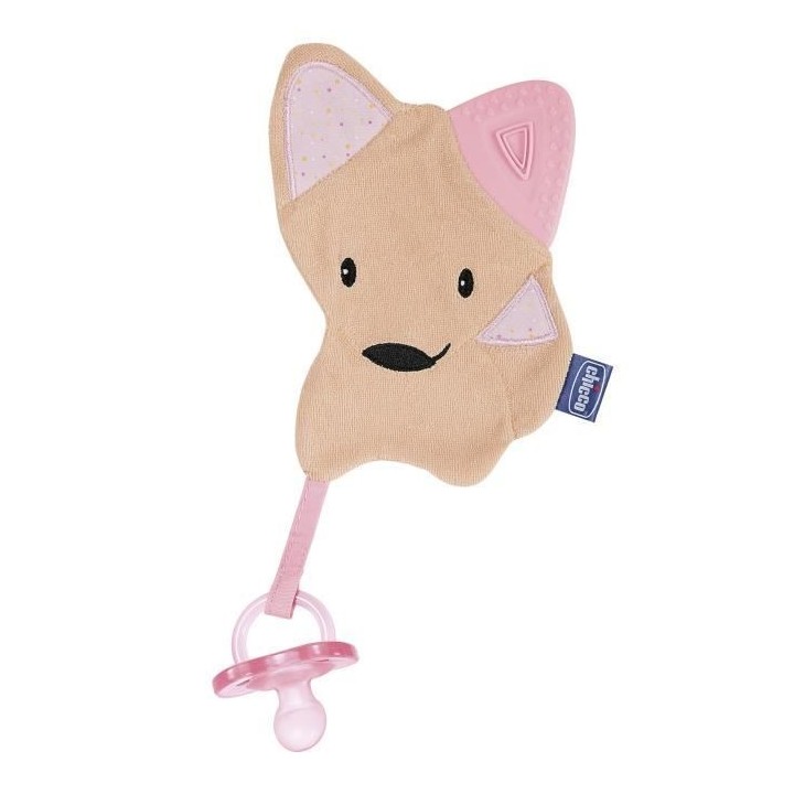 Chicco Fresh Friends Doudou de Dentition +4m Rose