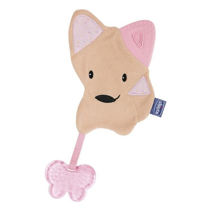 Chicco Fresh Friends Doudou de Dentition +4m Rose