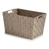 Panier à linge Beige Tissu 10 L 25 x 20 x 35,5 cm (12 Unités)