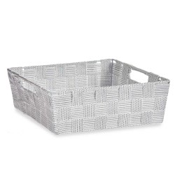 Panier Multi-usages Blanc Tissu 3 L 23 x 8 x 27 cm (48 Unités)