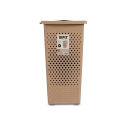 Panier à linge Beige Plastique 38 L 27 x 49,5 x 38,5 cm (10 Unités)