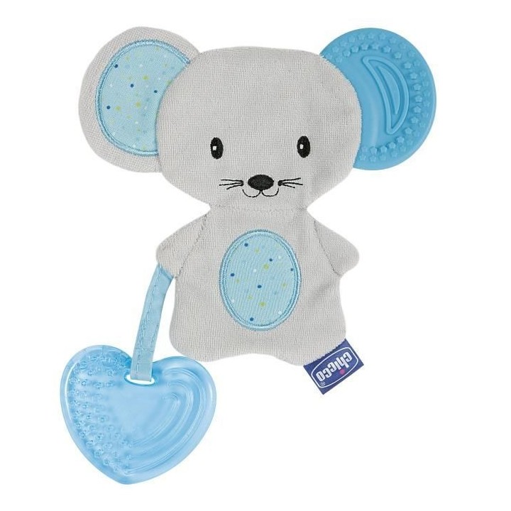 Chicco Fresh Friends Doudou de Dentition +4m Bleu