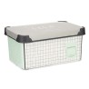 Boîte de rangement avec couvercle Home à carreaux Plastique 5 L 19 x 13,5 x 29 cm (12 Unités)