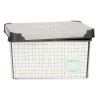 Boîte de rangement avec couvercle Home à carreaux Plastique 5 L 19 x 13,5 x 29 cm (12 Unités)